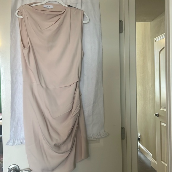 Reiss Pale Mauve/cream colored dress for work or dinner - Picture 8 of 8